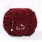 Corduroy Convenient Storage Bag Foldable Cosmetic Bag For Women - Wine Red