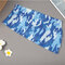 Printed Quick-Drying Ice Silk Small Scarf Sunscreen Shading Multifunctional Neck Scarf Neck Mask - Dark Blue