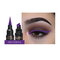 12 Colors Double Head Eyeliner Pen Fluorescence Liquid Eyeliner Triangle Stamp Pen Eye Makeup - 09