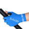 Mens Non-slip Silk Silica Gel Breathable Cool Elasticity Cycling Outdoor Half Finger Glove - Blue