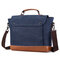 Canvas Business Casual Clutch Bag Crossbody Bag For Men - Dark Blue1
