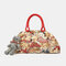 Women Bear Pattern Casual Handbag Crossbody Bag - Red