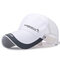 Men Women Summer Quick-Drying Mesh Baseball Cap Outdoor Sport Breathable Hat - White