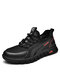 Men Mesh Splicing Breathable Outdoor Sneakers Beach Casual Water Shoes - Black