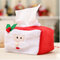 Lovely Durable Christmas  Rectangle Tissue Box Cover Christmas Applique Decorations - #1