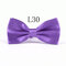 Men's Solid Color 24 Color Bow Tie Dress Tie Business Bow Tie Wedding Bow Tie - 30