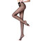 15D Sexy Lady Women Super Elastic Traceless Pantyhose Warm Velvet High Waist Belly Stirrup Leggings - Black