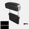 Car Wireless Charging Multi-Function Armrest Box Pad Storage Box Central Control Elbow Support Holder - Black