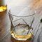 Geometrische farbige Glasschale Hitzebeständige Tee-Saft-Getränk-Whisky-Wein-Schale für Hauptküche - 1