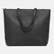Women Keychain Multi-pocket Large Capacity Laptop Bag Briefcase Business Handbag - Black
