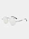 Unisex Metal Full Round Frame UV Protection Fashion Avant-garde Sunglasses - #10