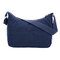 Waterproof Nylon Capacity Shoulder Bags Crossbody Bags For Women - Dark Blue