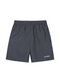 Camel Crown Mens Simple Solid Quick Dry Sport Breathable Thin Logo Print Casual Shorts - Grey
