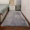 120x60cm Faux Wool Plush Rug Soft Shaggy Carpet Home Floor Area Mat Decoration - Gray
