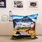 Landscape Oil Painting Throw Pillow Case Soft Sofa Car Office Back Cushion Cover - A