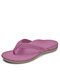 Women's Summer Flat Hollow Carved Decoration Brief Flip-Flops Slippers - Purple