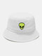 Women & Men Cartoon Alien Pattern Casual Soft Outdoor All-match Bucket Hat - #04