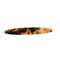 Pince à cheveux en résine léopard de style rétro accessoires de cheveux de triangle brun pour les femmes - 03