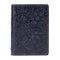 Women Genuin Leather Embossed Card Holder Wallet Purse  - Dark Blue
