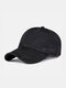 Men Outdoor Casual Jacquard Camouflage Sunshade Adjustable Simple Golf Hat Baseball Cap - Black