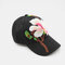 Embroidery Baseball Cap Female Embroidery Casual Sun Hat Fashion Sunscreen - #02