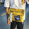 Men And Women Jelly Hip-Hop Crossbody Bag Cover Shoulder Bag - Yellow