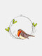 1PC Spring Bird Colorful Suncatcher Glass Window Hangings Art Pendant Birthday Festival Ornaments Gifts - #03