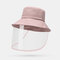 COLLROWN Unisex Anti-fog Hat Protect Eye Mask  Removable Sun Visor - Pink