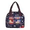 Owl Lunch Box Bag Aufbewahrung Lunch Bag Niedliches Tiermuster Handwebtuch Lunch Bag Handtasche - #5