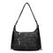 Women Solid Casual Multi-functional Shoulder Bag Backpack - Black