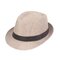 Men Women Summer Paper Knited Sunscreen Jazz Cap Outdoor Casual Travel Breathable Hat - Khaki