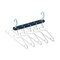 Household Folding Multi-Layer Magic Hanger Multi-Function Retractable Clothes Rack Hanging Clothes Artifact - Blue