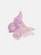 JASSY 12 piezas de plástico de mujer de dibujos animados Mini mariposa Color degradado trenza DIY decoración flequillo Cabello Clip - #03