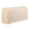 2 Pcs Silky Universal Elastic Armrest Cover Cover Towel Non-slip Knitted Single And Double Thick Sofa Cover - Yellow