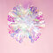 1pcs noël laser couleur fleur arbres de noël ornement noël étoile à cinq branches décor - #9