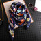 Women Pattern Breathable Square Professional Casual Scarf - Large square scarf - cat navy blue