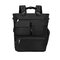 Men Nylon Waterproof Large Capacity Multi-carry Multi-function Business Computer Handbag - Black