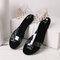 Sandali piatti estivi da donna di grandi dimensioni con fibbia trasparente con cinturino alla caviglia - Trasparente