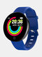 D18s Smart Watch Tela redonda colorida de 1,44 polegadas Coração Monitor de pressão arterial Pulseira inteligente Movimento Pedômetro - azul