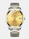 Fashion Men Business Style Full Steel Watch Luminous Display Automatic Mechanical Watch - #05