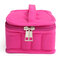Velvet 16 Bottle Essential Oil Storage Bags Carrying Case Box Cosmetic Bag - Rose