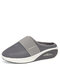 Plus Size Women Halcyon Beach Vacation Cushioned Shake Shoes Comfy Breathable Closed Toe Slippers - Dark Gray