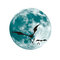 30 cm lumineux lune Stickers muraux Halloween chauve-souris sorcière château brillant décor autocollants - 4