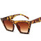 Woman Fashion Generous Frame Multi Colored Sunglasses Vintage Sunglasses - #03