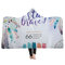 Couverture à capuche en peluche portable jeter cape Dreamcatcher plume canapé couverture de télévision paresseux Soft serviette - #3