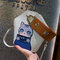 المرأة حقيبة كروسبودي القط نمط حقيبة يد - اللون البيج