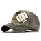 Unisex Fist Versatile Cap Washable Worn Adjustable Baseball Cap Breathable Cotton Sun Hat - #05
