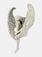 1 PC Resin Vintage Hold Legs Angel Memorial Redemption Statue Handicraft Angel Wings Sculpture Outdoor Garden Figurine Crafts Decoration - #01
