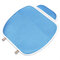 Universal Car Front Seat Cover Pad Mat Protector Office Chair Cushion Ice Silk - Light Blue