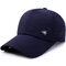 Unisex Summer Breathable Adjustable Mesh Hat Quick Dry Cap Outdoor Sports Baseball Hat - Navy